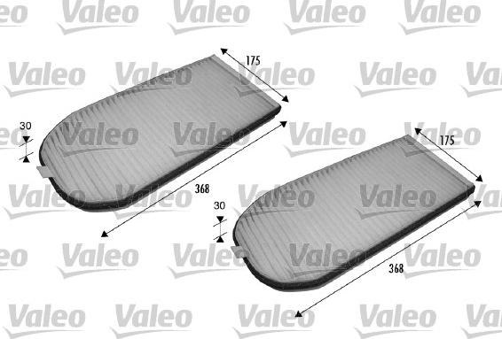 Valeo 698838 - Filtro, Aria abitacolo www.autoricambi360.it