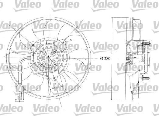 VALEO 698350 - Ventola, Raffreddamento motore www.autoricambi360.it