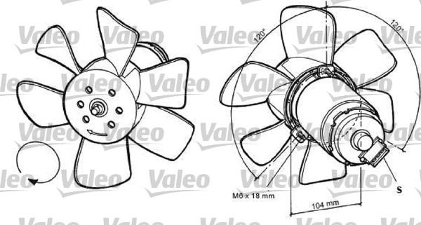 VALEO 698369 - Ventola, Raffreddamento motore www.autoricambi360.it
