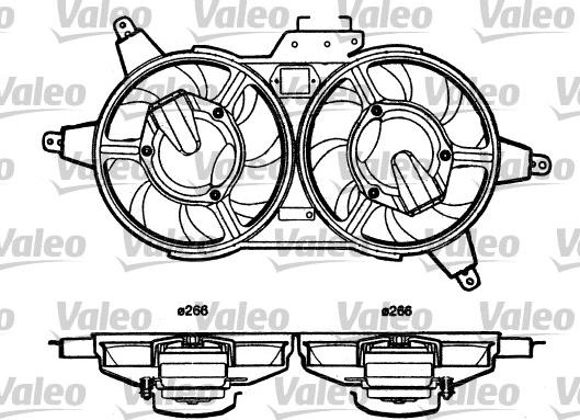 Valeo 698362 - Ventola, Raffreddamento motore www.autoricambi360.it