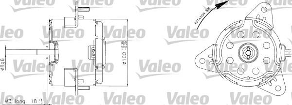VALEO 698310 - Elettromotore, Ventola radiatore www.autoricambi360.it