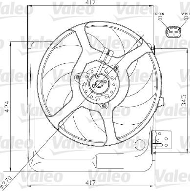 Valeo 698313 - Ventola, Raffreddamento motore www.autoricambi360.it