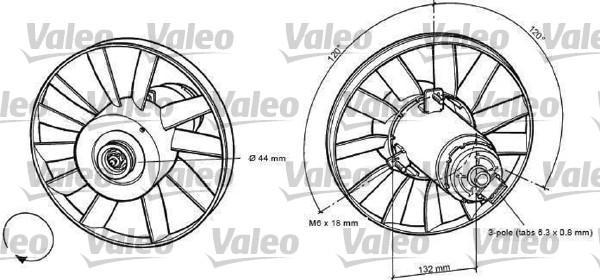 Valeo 698371 - Ventola, Raffreddamento motore www.autoricambi360.it