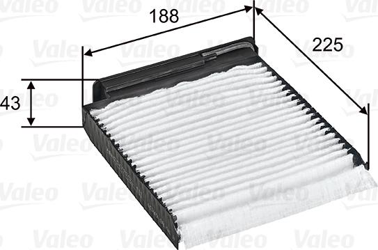 VALEO 698753 - Filtro, Aria abitacolo www.autoricambi360.it