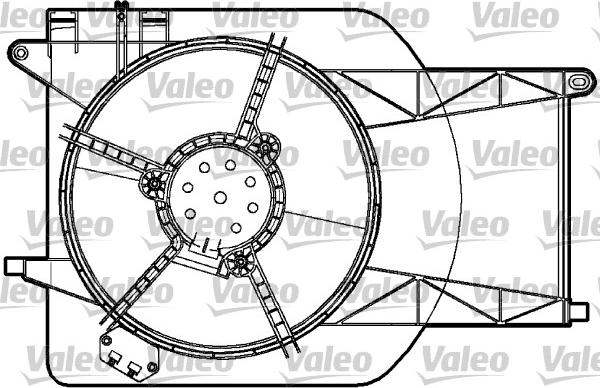 VALEO 698765 - Ventola, Raffreddamento motore www.autoricambi360.it