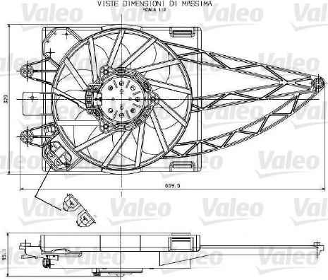 Valeo 698789 - Ventola, Raffreddamento motore www.autoricambi360.it