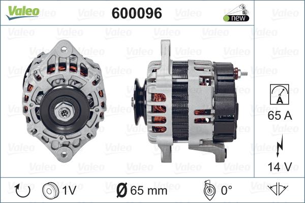 VALEO 600096 - Alternatore www.autoricambi360.it