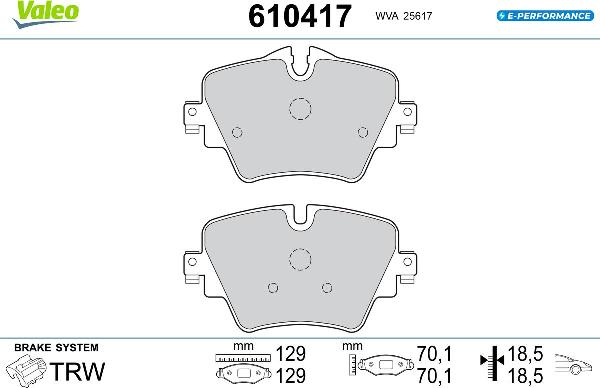 VALEO 610417 - Alternatore www.autoricambi360.it