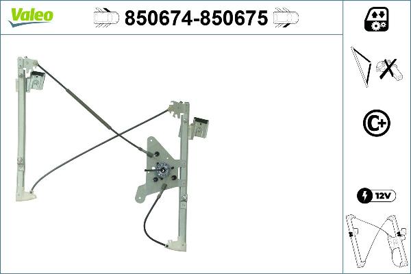 Valeo 850674 - Alzacristallo www.autoricambi360.it