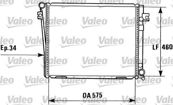VALEO 819405 - Radiatore, Raffreddamento motore www.autoricambi360.it