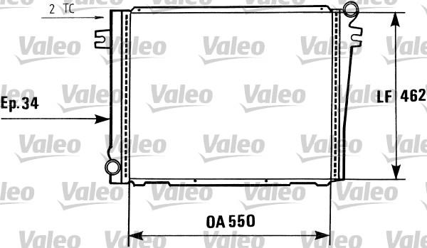 Valeo 819406 - Radiatore, Raffreddamento motore www.autoricambi360.it