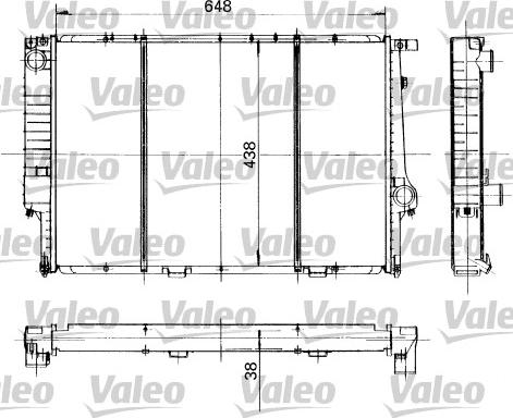 VALEO 819418 - Radiatore, Raffreddamento motore www.autoricambi360.it