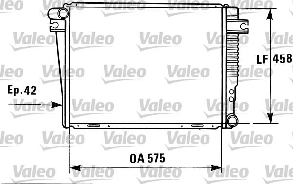 VALEO 819371 - Radiatore, Raffreddamento motore www.autoricambi360.it
