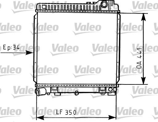 VALEO 819213 - Radiatore, Raffreddamento motore www.autoricambi360.it