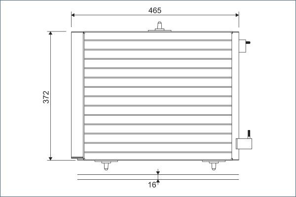 VALEO 814095 - Condensatore, Climatizzatore www.autoricambi360.it