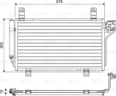 VALEO 814048 - Condensatore, Climatizzatore www.autoricambi360.it