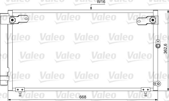 VALEO 814047 - Condensatore, Climatizzatore www.autoricambi360.it