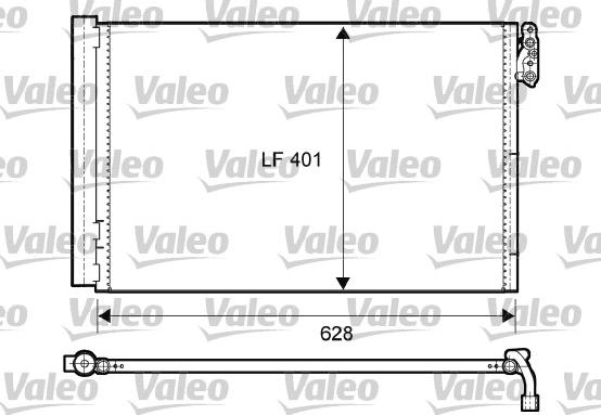 Valeo 814011 - Condensatore, Climatizzatore www.autoricambi360.it
