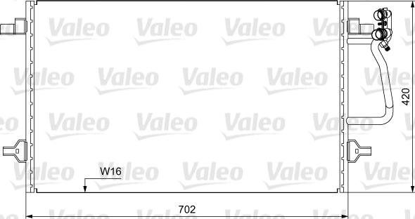 Valeo 814030 - Condensatore, Climatizzatore www.autoricambi360.it