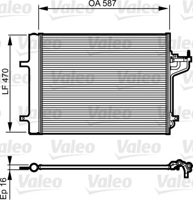 VALEO 814197 - Condensatore, Climatizzatore www.autoricambi360.it