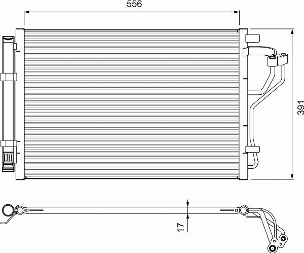 VALEO 814394 - Condensatore, Climatizzatore www.autoricambi360.it