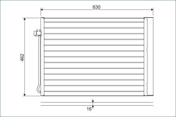 VALEO 814367 - Condensatore, Climatizzatore www.autoricambi360.it