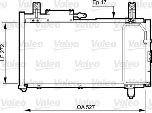 VALEO 814327 - Condensatore, Climatizzatore www.autoricambi360.it
