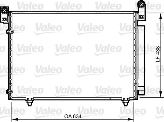 VALEO 814266 - Condensatore, Climatizzatore www.autoricambi360.it
