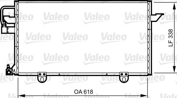 VALEO 814286 - Condensatore, Climatizzatore www.autoricambi360.it