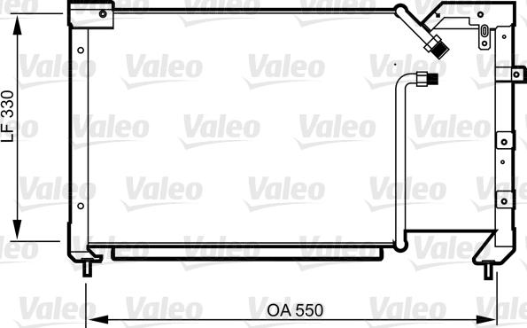 Valeo 814281 - Condensatore, Climatizzatore www.autoricambi360.it