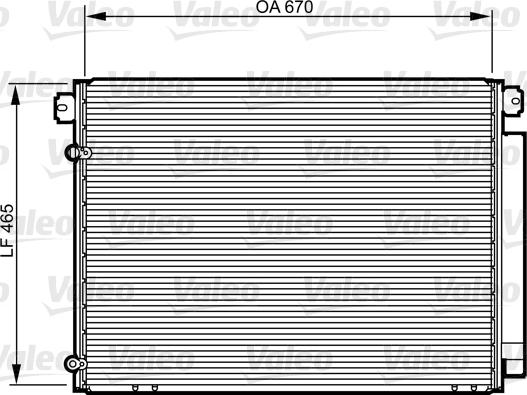 VALEO 814239 - Condensatore, Climatizzatore www.autoricambi360.it