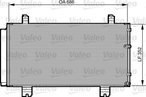 VALEO 814226 - Condensatore, Climatizzatore www.autoricambi360.it