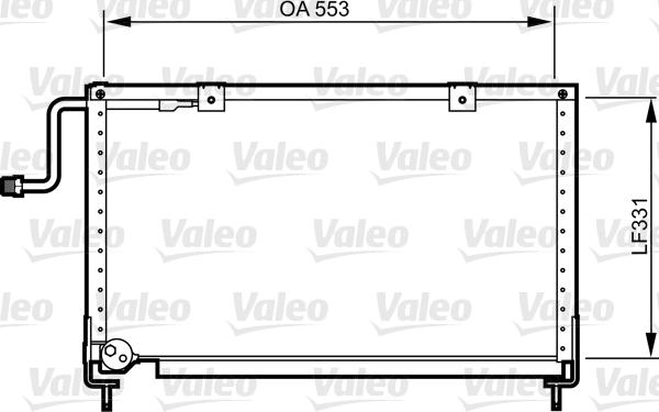 VALEO 814274 - Condensatore, Climatizzatore www.autoricambi360.it