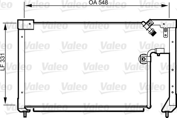 Valeo 814278 - Condensatore, Climatizzatore www.autoricambi360.it