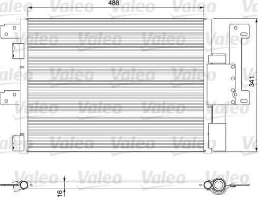 VALEO 815090 - Condensatore, Climatizzatore www.autoricambi360.it