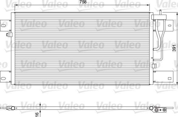 VALEO 815064 - Condensatore, Climatizzatore www.autoricambi360.it