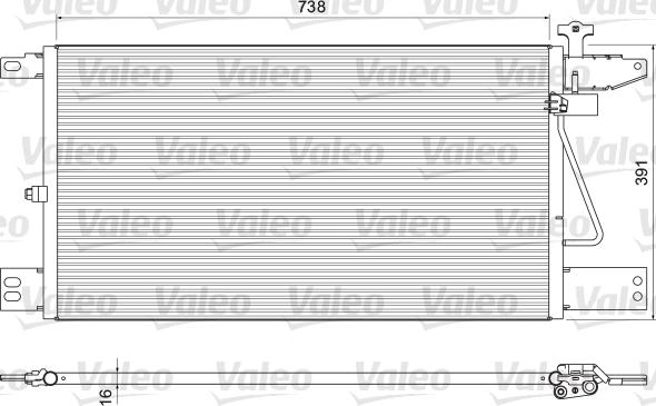 VALEO 815065 - Condensatore, Climatizzatore www.autoricambi360.it
