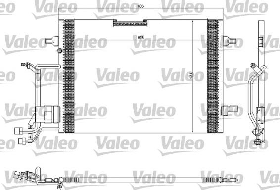 VALEO 816967 - Condensatore, Climatizzatore www.autoricambi360.it