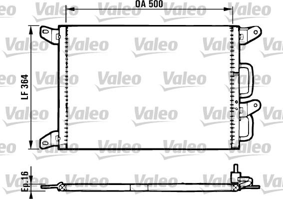 VALEO 816985 - Condensatore, Climatizzatore www.autoricambi360.it