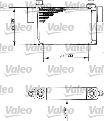 VALEO 816672 - Radiatore olio, Olio motore www.autoricambi360.it