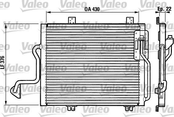VALEO 816863 - Condensatore, Climatizzatore www.autoricambi360.it