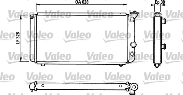 Valeo 810835 - Radiatore, Raffreddamento motore www.autoricambi360.it