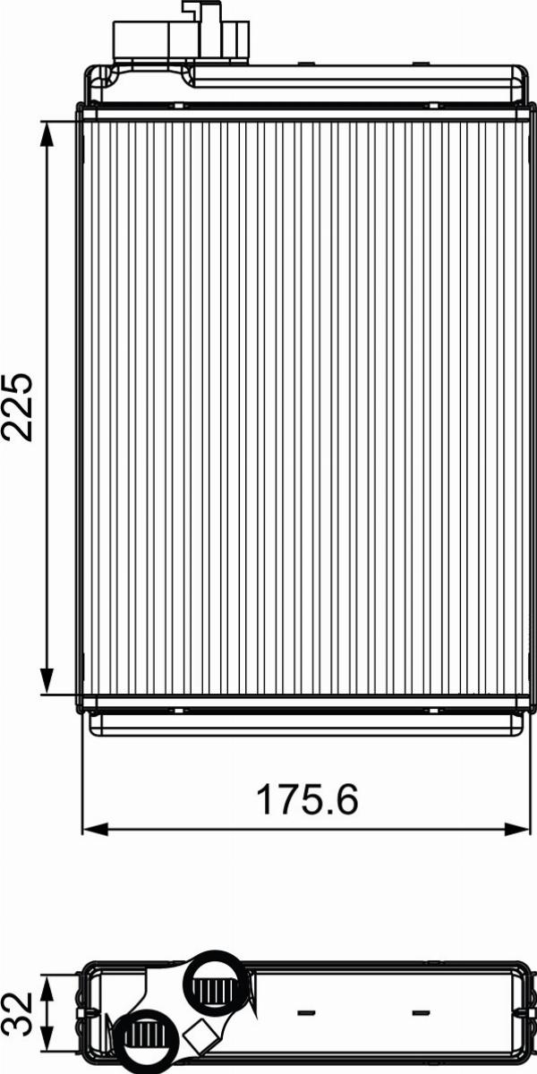 VALEO 811507 - Scambiatore calore, Riscaldamento abitacolo www.autoricambi360.it