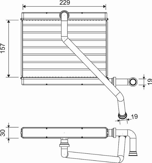 VALEO 811580 - Scambiatore calore, Riscaldamento abitacolo www.autoricambi360.it