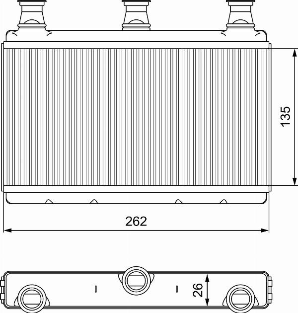 VALEO 811537 - Scambiatore calore, Riscaldamento abitacolo www.autoricambi360.it