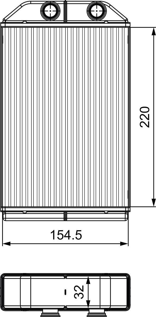 VALEO 811529 - Scambiatore calore, Riscaldamento abitacolo www.autoricambi360.it