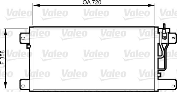 VALEO 818988 - Condensatore, Climatizzatore www.autoricambi360.it