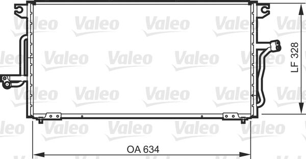 VALEO 818081 - Condensatore, Climatizzatore www.autoricambi360.it