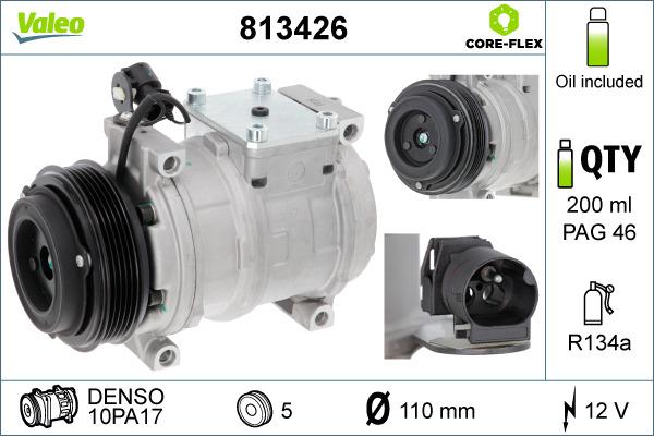 VALEO 813426 - Compressore, Climatizzatore www.autoricambi360.it