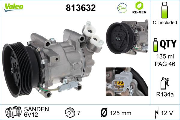 VALEO 813632 - Compressore, Climatizzatore www.autoricambi360.it
